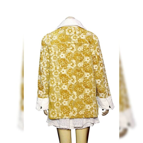Free People Sabrina Tapestry Jacket XS 2 Women's Winter Floral Coat NEW 45162 - Picture 5 of 7